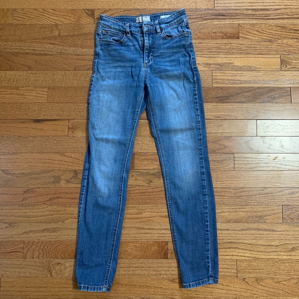 Guess light wash high waist jeans